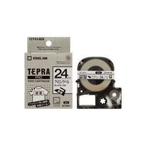 (業務用30セット) キングジム テプラ PROテープ/ラベルライター用テープ (アイロンラベル/幅：24mm) SF24K ホワイト(白) b04