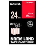 (業務用30セット) カシオ CASIO ラベルテープ XR-24ARD 赤に白文字 24mm ×30セット