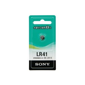 （まとめ買い）SONY ソニー アルカリボタン電池 LR41-ECO 【×20セット】