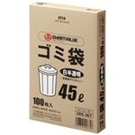 (業務用30セット) ジョインテックス ゴミ袋 LDD 白半透明 45L 100枚 N115J-45 ×30セット