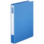 （まとめ買い）ジョインテックス リング式ファイル D030J-BL10 ブルー10冊  【×20セット】