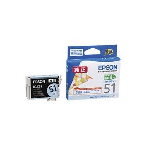 (業務用7セット) EPSON エプソン インクカートリッジ 純正 【ICLC51】 ライトシアン ×7セット - 拡大画像