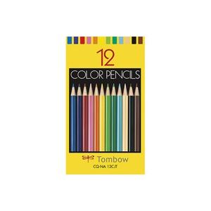 (業務用50セット) トンボ鉛筆 色鉛筆紙箱CQ-NA12CJT 12色 - 拡大画像