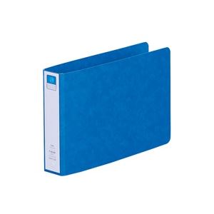 (業務用100セット) LIHITLAB ツイストリング式ファイル 【B6/2穴】 ヨコ型 F830UN-5 藍 商品画像