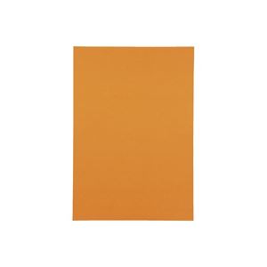 (業務用20セット)ジョインテックス 色画用紙/工作用紙 【四つ切り 10枚×20セット】 オレンジ P144J-4 - 拡大画像