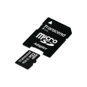 （業務用4セット）トランセンド microSDHCカード 4GB TS4GUSDHC4 - 拡大画像