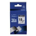 (業務用30セット) ブラザー工業 文字テープ TZe-141透明に黒文字 18mm  【×30セット】