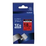 (業務用30セット) ブラザー工業 文字テープ TZe-441赤に黒文字 18mm  【×30セット】