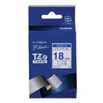 (業務用30セット) ブラザー工業 文字テープ TZe-243白に青文字 18mm  【×30セット】