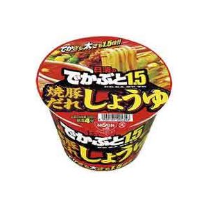 （まとめ買い）日清食品 日清のでかぶと1.5 焼豚だれしょうゆ12食入 【×3セット】