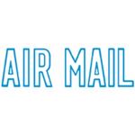 (業務用50セット) シャチハタ Xスタンパー XBN-10013 AIR MAIL 藍  【×50セット】