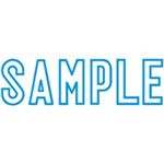 (業務用50セット) シャチハタ Xスタンパー XBN-10023 SAMPLE 藍  【×50セット】