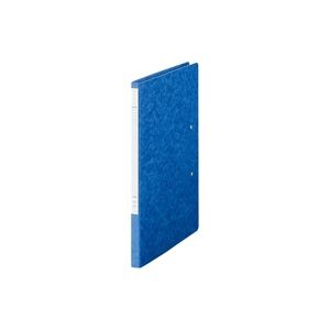 (業務用100セット) LIHITLAB パンチレスファイル/Z式ファイル (A4/A32つ折り) タテ型 F307-5 藍 b04