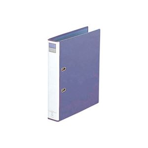 (業務用30セット) LIHITLAB D型リングファイル 【A4/2穴】 タテ型 F-752 51mm 青紫 商品画像