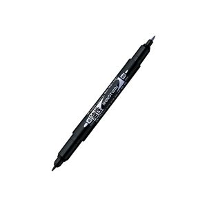 （業務用30セット）トンボ鉛筆 油性マーカーモノツイン極細 OS-TME33 黒 - 拡大画像