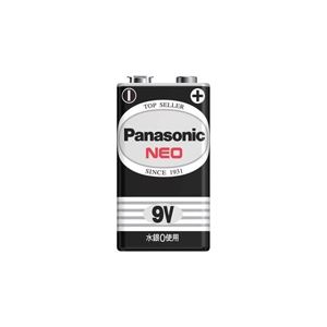 （業務用20セット）Panasonic パナソニック マンガン乾電池 ネオ黒 9V 6F22NB/1S - 拡大画像