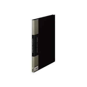 (業務用100セット) キングジム クリアファイル/ポケットファイル 【B5/タテ型】 20ポケット 122C ブラック(黒) 商品画像