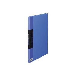 (業務用10セット) キングジム クリアファイル/ポケットファイル (A4/タテ型) 固定式 20ポケット 132C ブルー(青) b04