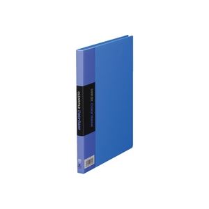 (業務用100セット) キングジム クリアファイル/ポケットファイル 【A5/タテ型】 20ポケット 115C ブルー(青) 商品画像