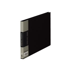 (業務用100セット) キングジム クリアファイル/ポケットファイル 【A5/ヨコ型】 20ポケット 115EC ブラック(黒) 商品画像