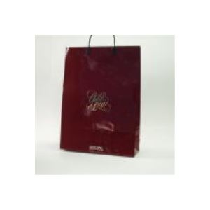 (業務用10セット)東京ユニオン ゴールドバッグ手提袋 L NO.045 赤 商品画像