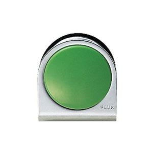 (業務用100セット) プラス カラーマグネット クリップ 小 緑 商品画像
