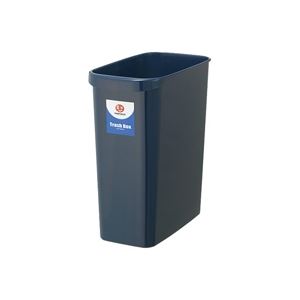 (業務用30セット)ジョインテックス 持ち手付きゴミ箱角型18L ブルー N156J-B 商品画像