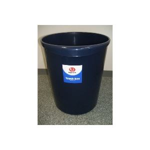 (業務用4セット)ジョインテックス 持ち手付きゴミ箱丸型8.1L ブルー N151J-B5 5個 ×4セット 商品画像