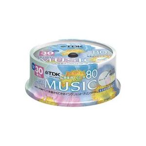 （まとめ買い）TDK 録音用CD-R80分30枚 CD-RDE80CPMX30PS 【×3セット】