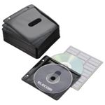 （まとめ買い）エレコム ELECOM DVD・CD追加用ポケットCCD-NBW100BK 黒 100枚【×5セット】