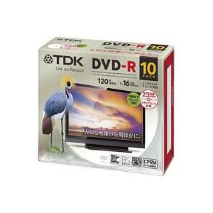 （まとめ買い）TDK 録画DVD-R120分5mmケース10枚DR120DPWC10UE 【×5セット】