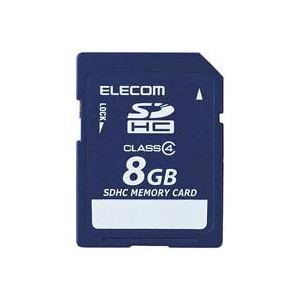 （まとめ買い）エレコム ELECOM SDHCメモリカード 8GB MF-FSDH08GC4R 【×30セット】