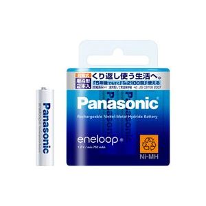 (業務用50セット) Panasonic パナソニック エネループ充電池 BK-4MCC/2 商品画像