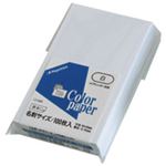 （まとめ買い）Nagatoya カラーペーパー最厚口 名刺 白100枚 【×20セット】