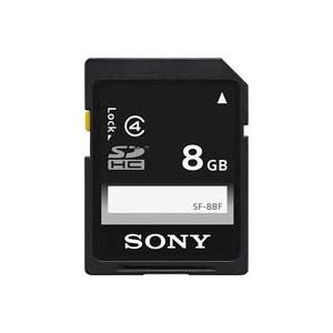 （まとめ買い）SONY ソニー SDカード CLass4 8GB SF-8BF 【×2セット】