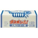 （まとめ買い）白元フォンテム ダスポンUP！三角コーナ用／DSC-105A／105枚入 【×5セット】