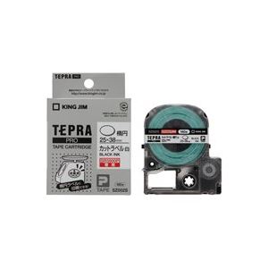 (業務用20セット) キングジム 「テプラ」PROテープ カット白SZ002S 商品画像