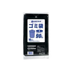 （業務用10セット）ジョインテックス ゴミ袋 LDD 黒 90L 10枚 N210J-90 - 拡大画像