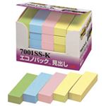 （まとめ買い）スリーエム 3M Post-it強粘着見出50×15 パステル4色25個 【×3セット】