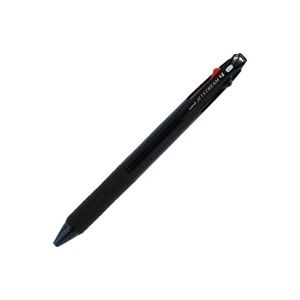 （まとめ）三菱鉛筆 JETSTREAMノック式4色BP 透明ブラック(×10セット) b04