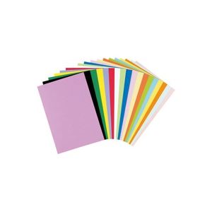 (業務用5セット)リンテック 色画用紙R/工作用紙 【A4 50枚×5セット】 ピンク - 拡大画像