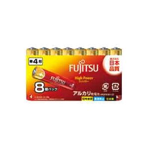 （まとめ買い）富士通 FUJITSU アルカリ乾電池HighPower 単4 8本 LR03FH 【×5セット】