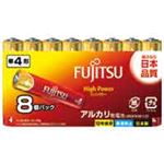 （まとめ買い）富士通 FUJITSU アルカリ乾電池HighPower 単4 8本 LR03FH 【×5セット】