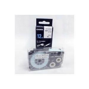 (業務用50セット) カシオ CASIO 配線マーカーテープ XR-12HMWE 12mm 商品画像