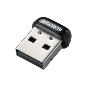 （業務用40セット）エレコム ELECOM USB無線超小型LANアダプタ WDC-150SU2MBK - 拡大画像