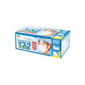 (業務用40セット)東京サラヤ フェイスフィットマスク ふつう 50枚 商品画像
