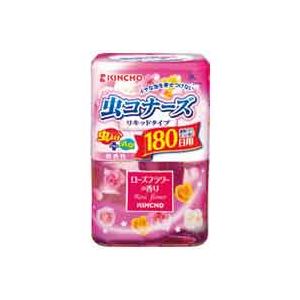 （まとめ買い）大日本除蟲菊 虫コナーズ リキッド 180日 ローズフラワー 【×20セット】