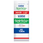 （まとめ買い）クレシア スコッティ ウェットティシュー 詰替用  【×100セット】