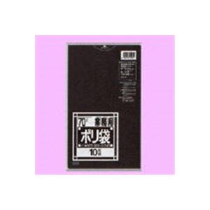 (業務用10セット)日本サニパック ポリゴミ袋 N-72 黒 70L 10枚 商品画像