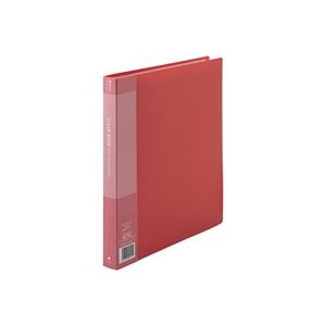 (業務用10セット) ジョインテックス クリアファイル/ポケットファイル (A4/タテ型 1冊入り) 40ポケット 赤 D048J-RD b04